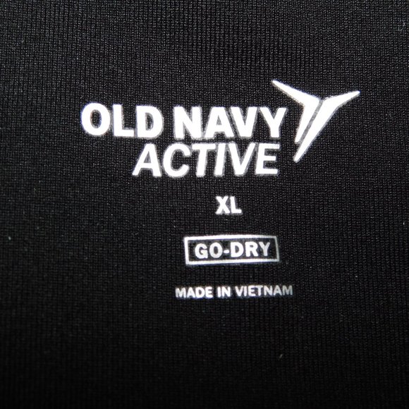 Old Navy Active Wear Womens XL Black Gold Palm Tree Crop leggings - Picture 2 of 11